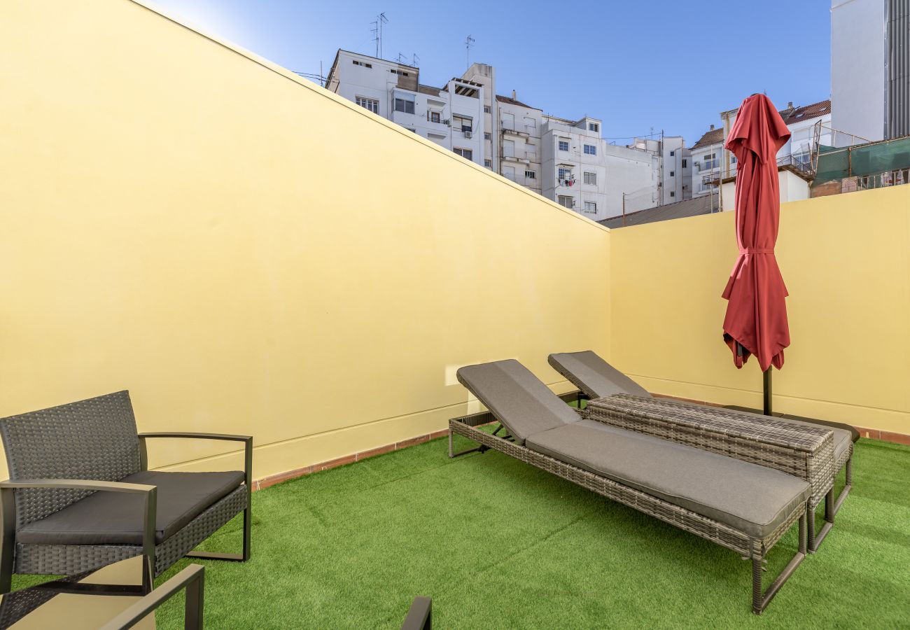 Aparthotel à Valence / Valencia - ☀ Marvellous Apt. with a Large Private Terrace ☀